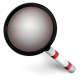 Magnifier Red Icon 80x80 png